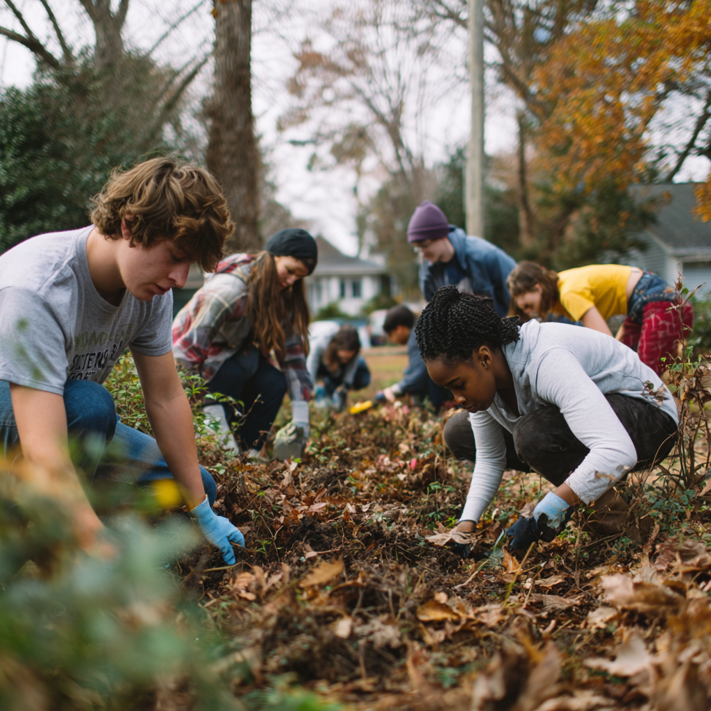 Volunteers Rally for BrightSteps Spring Clean-Up Event